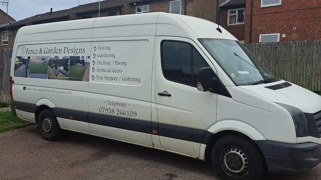 Fence & Garden Designs company van - Professional fencing and landscaping services in Dunstable